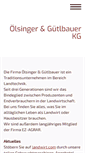 Mobile Screenshot of oelsinger.at